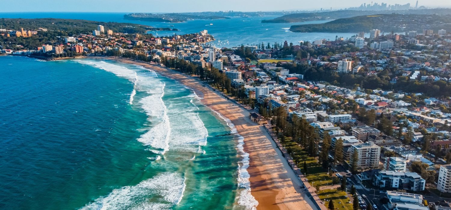 manly beach side