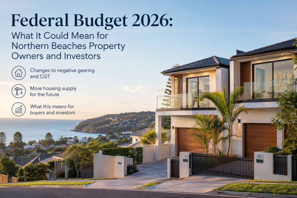 Federal Budget 2026 Northern Beaches property
